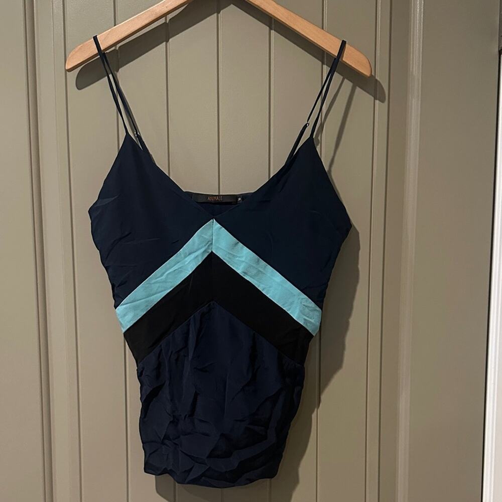 ANIMALE Colorblock Camisole Top 8
